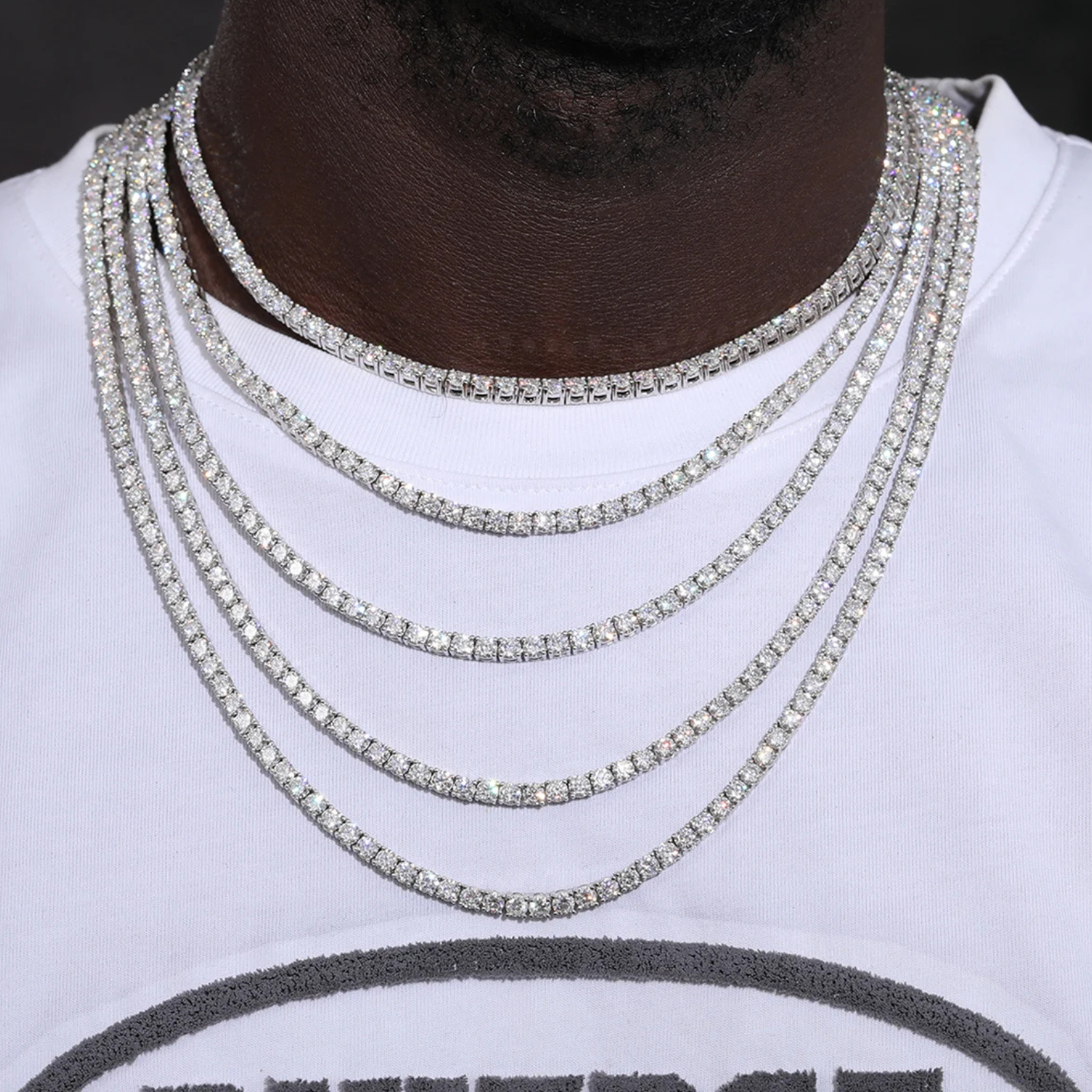 Tennis Chain 5mm / Sterling Silver 925