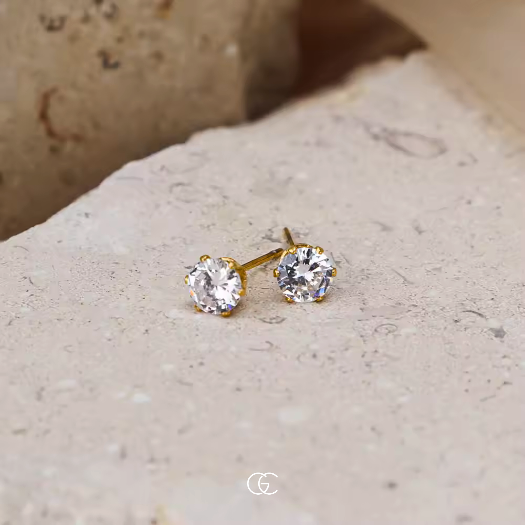 Aimé Daviau Crystal Earrings - elizabeth + Bern