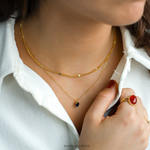 DACEY BLUE NECKLACE - elizabeth + Bern