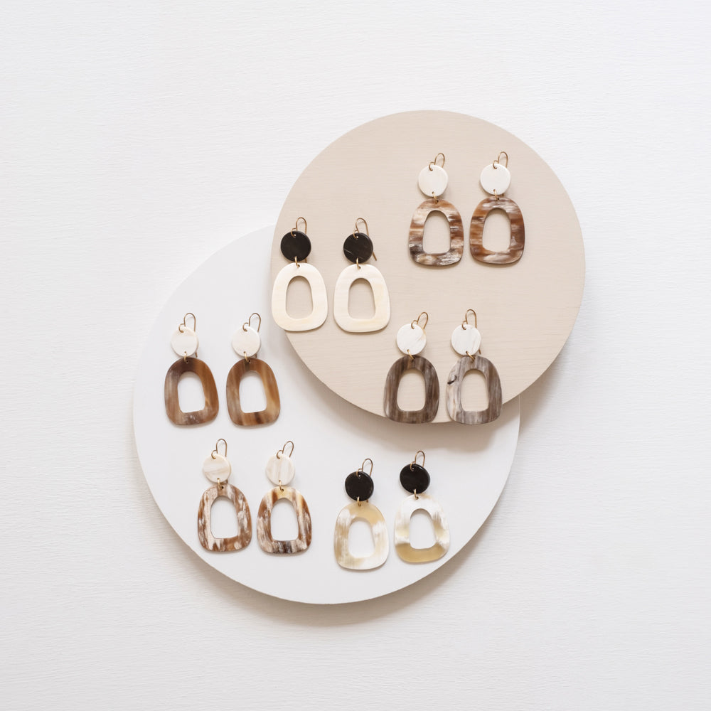 Open Oblong Earrings - elizabeth + Bern
