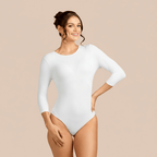3/4 Sleeve Crew Neck Bodysuit