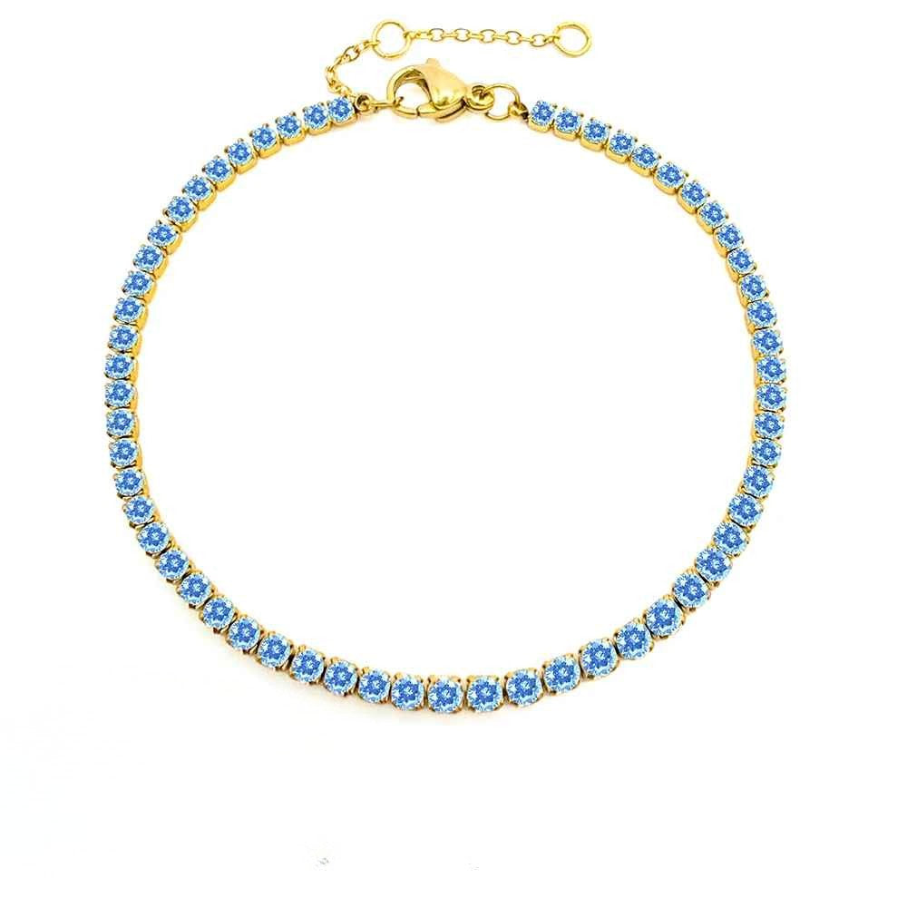 Éclat de Naissance  Personalized Birthstone Tennis Bracelet