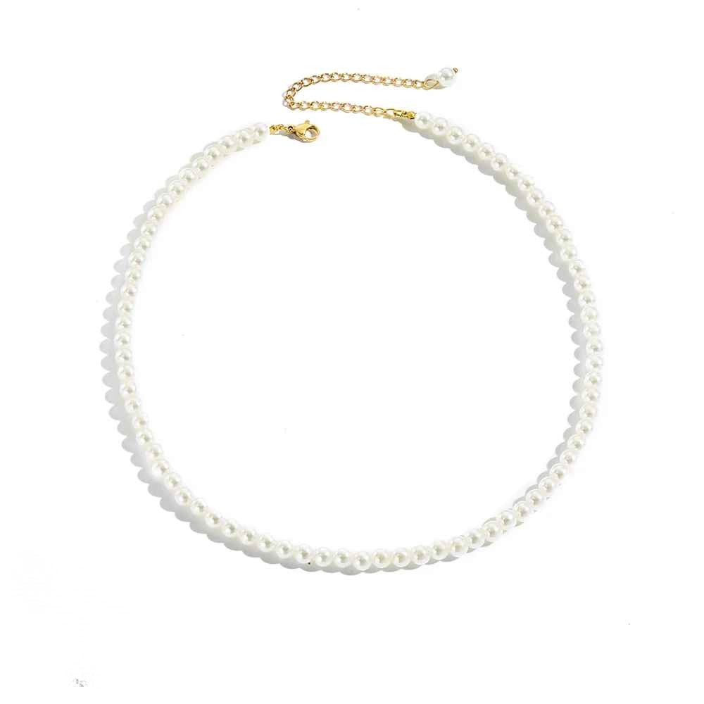 Perle Élégante Classic Pearl Choker Necklace