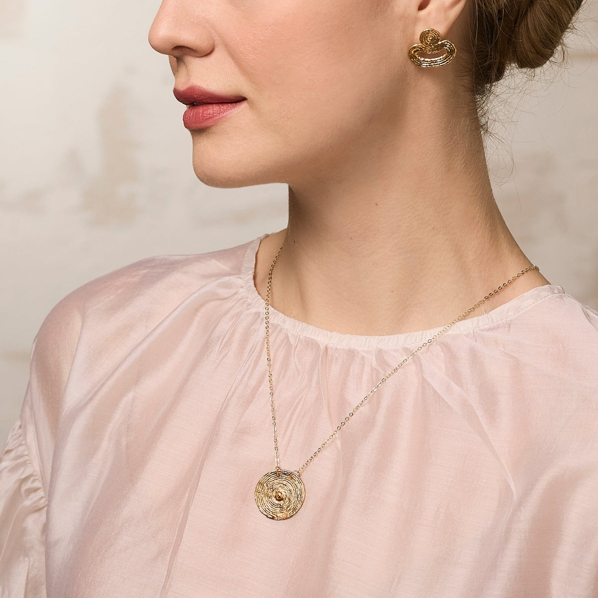 Sol Necklace / 14k Gold Plate