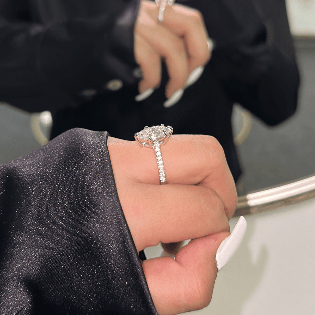 3.0ct Marquise Cut Engagement Ring