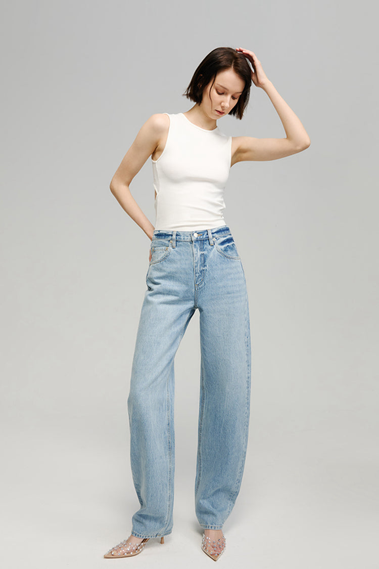 Moon Curve Jeans HJ031