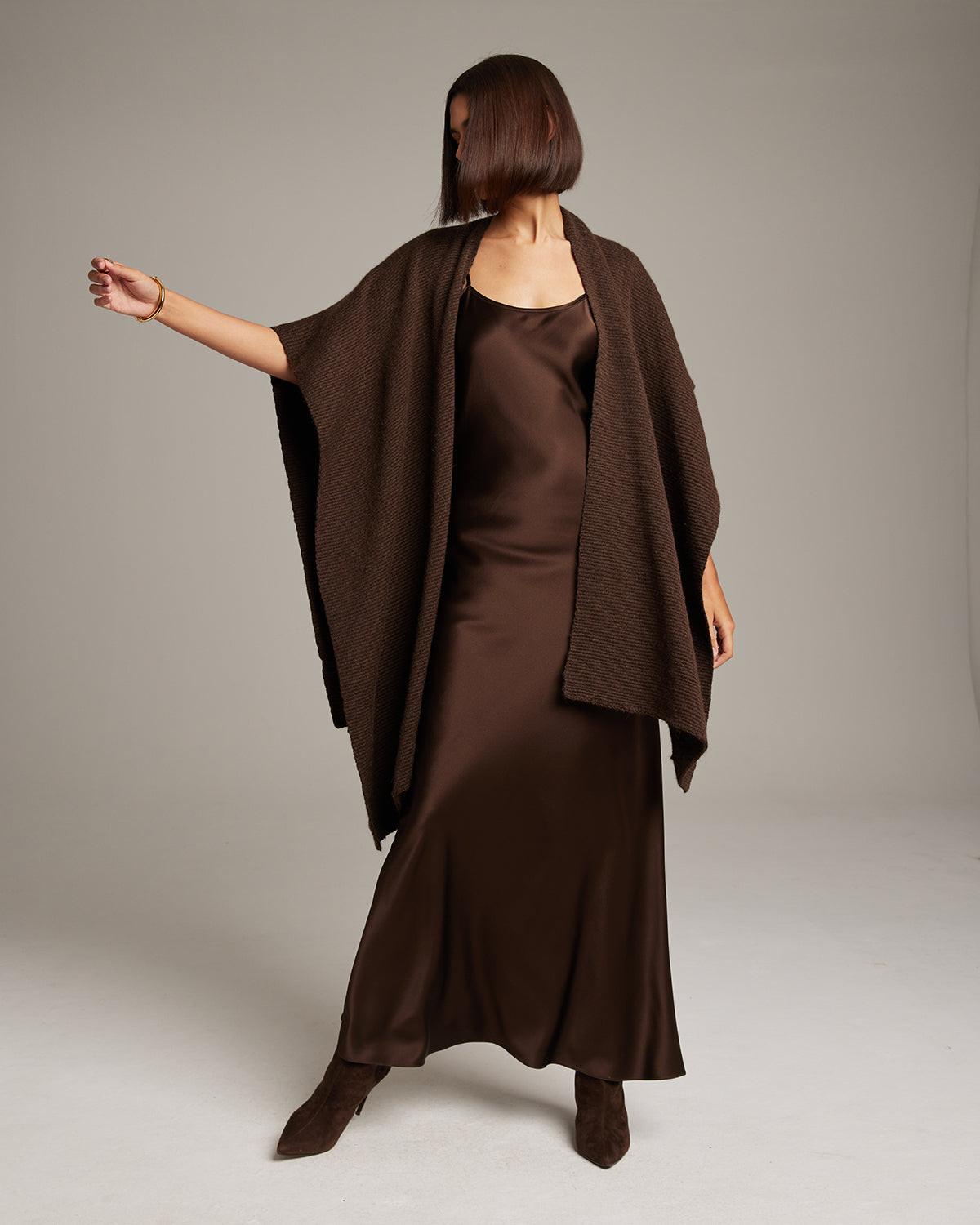 Solid Alpaca Duster