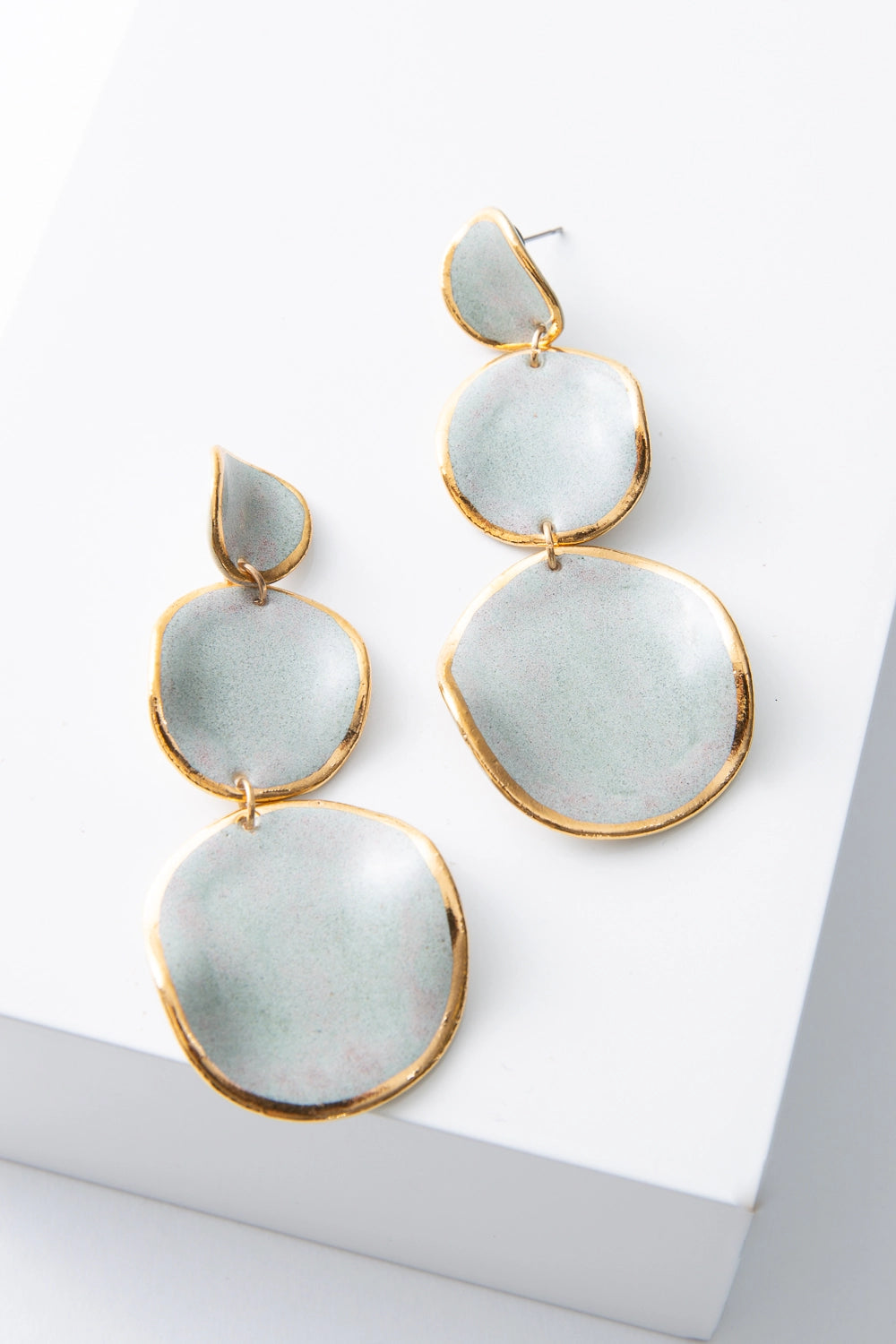 Stacked Spheres Earrings