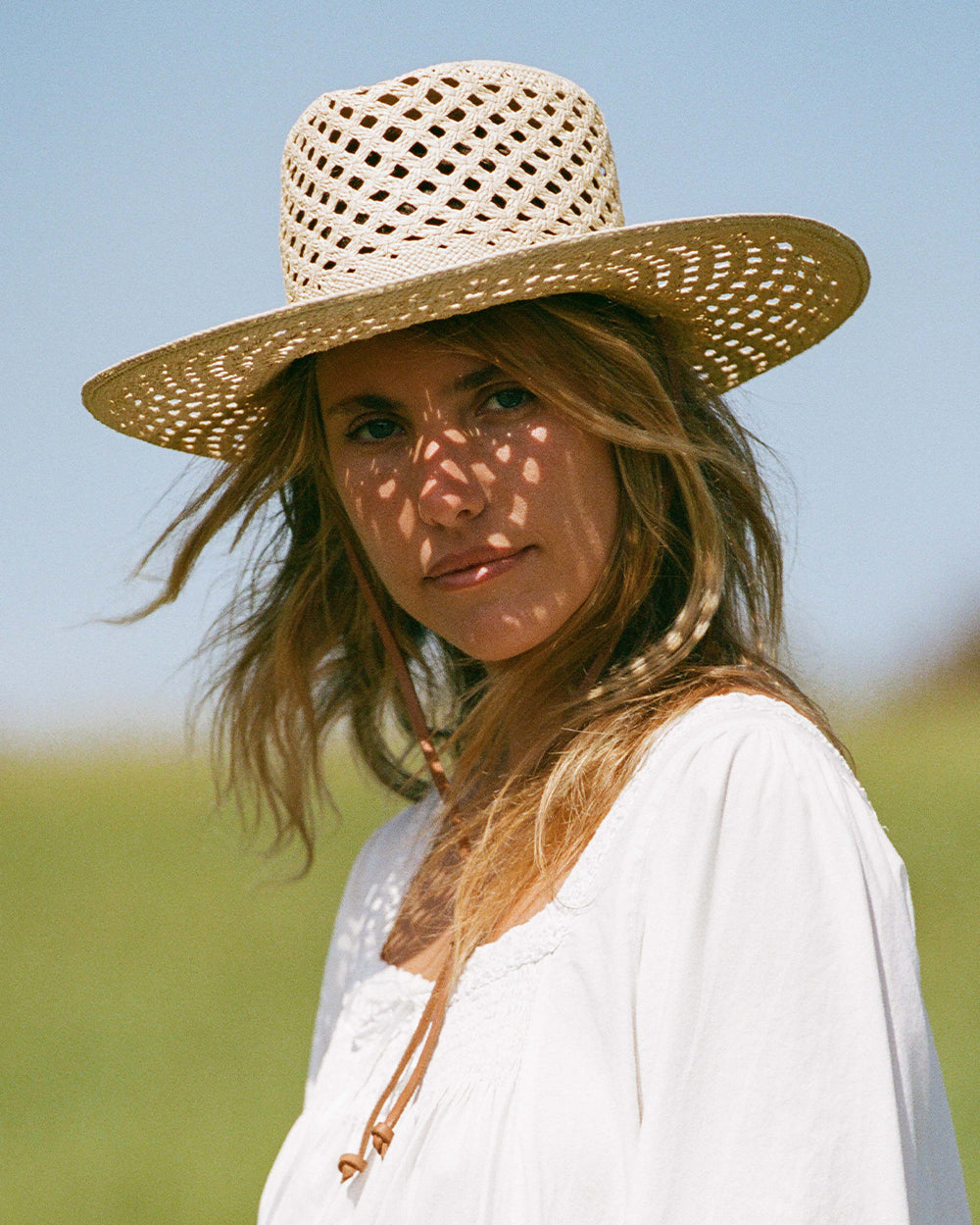 La Ranchera Cut-Out Straw Hat