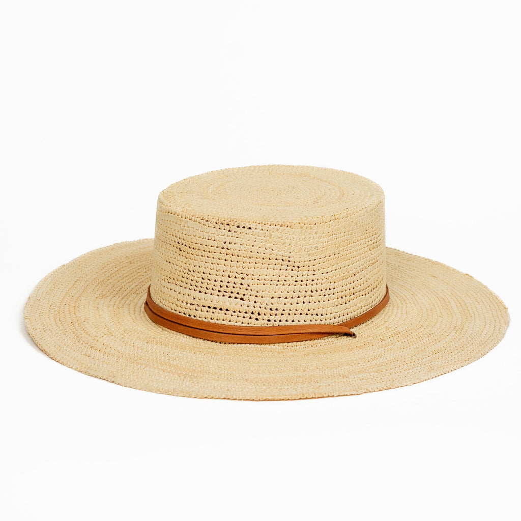 Straw Boater Hat