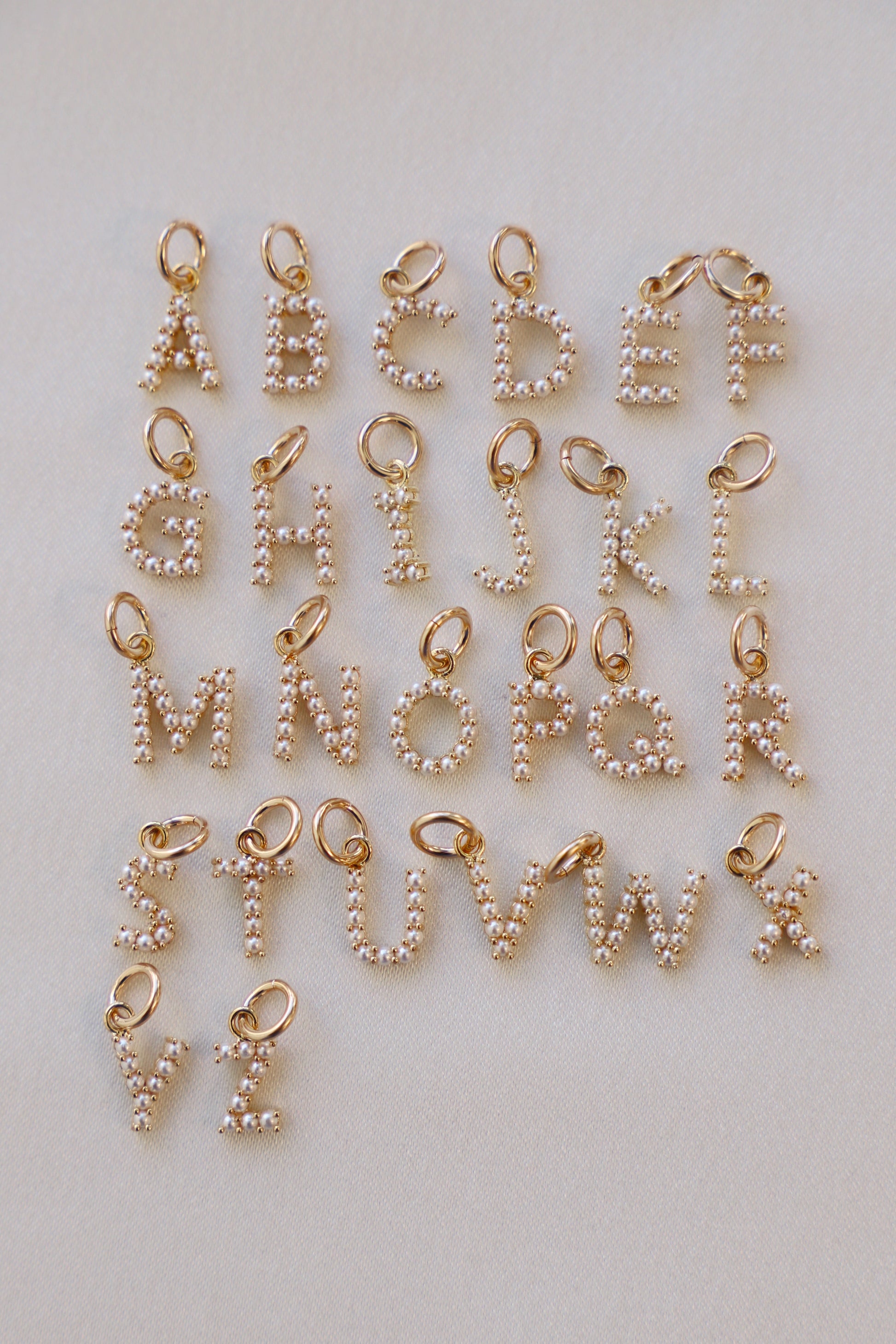 PEARL INITIAL CHARM - elizabeth + Bern