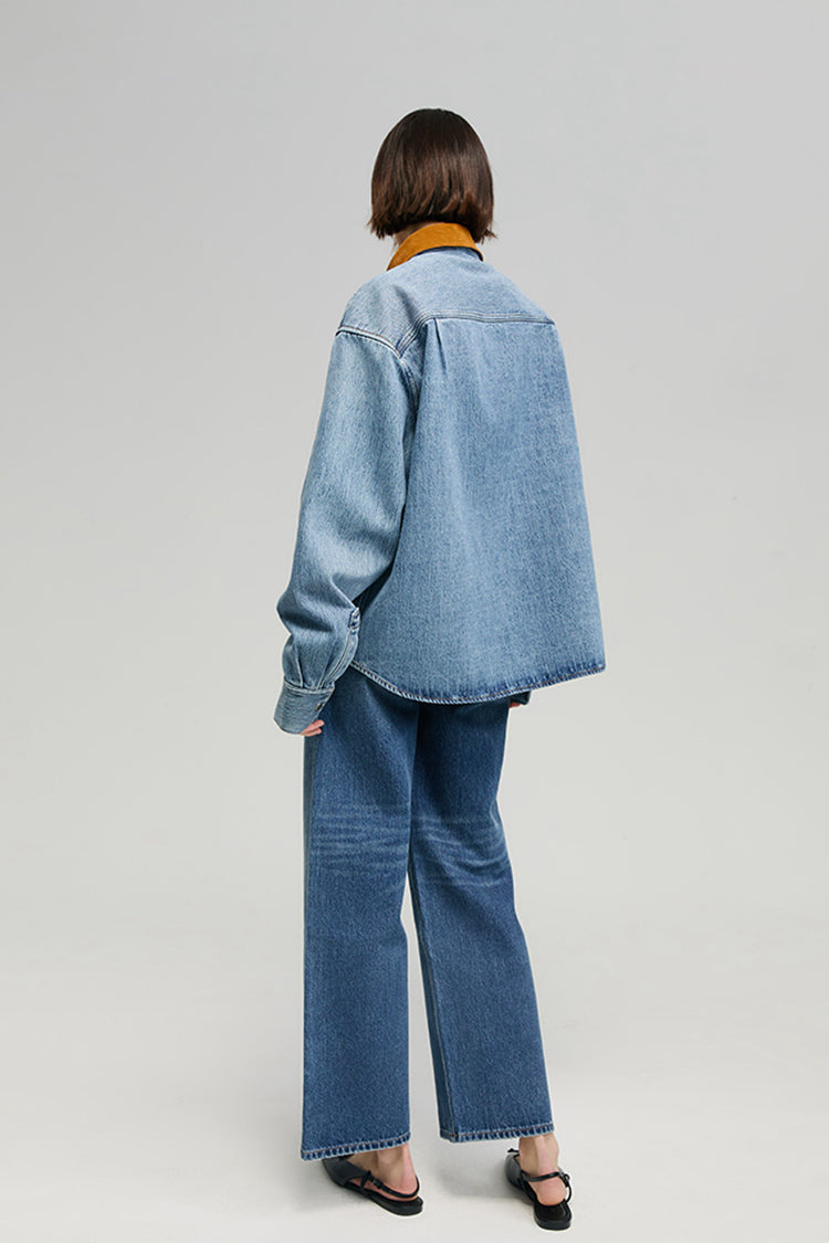 California Sunset Denim Shirt HJ902