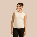 Sleeveless Crew Neck Layering Top
