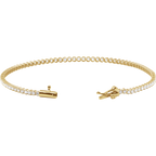 Éclat Line Diamond Bracelet  14K Gold GC
