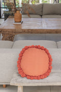Round Pom Pom Pillow