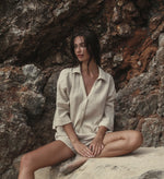 Echo Mini Shirt - Oatmeal - elizabeth + Bern