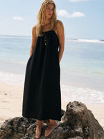 Bliss Flow Maxi Dress - Black - elizabeth + Bern