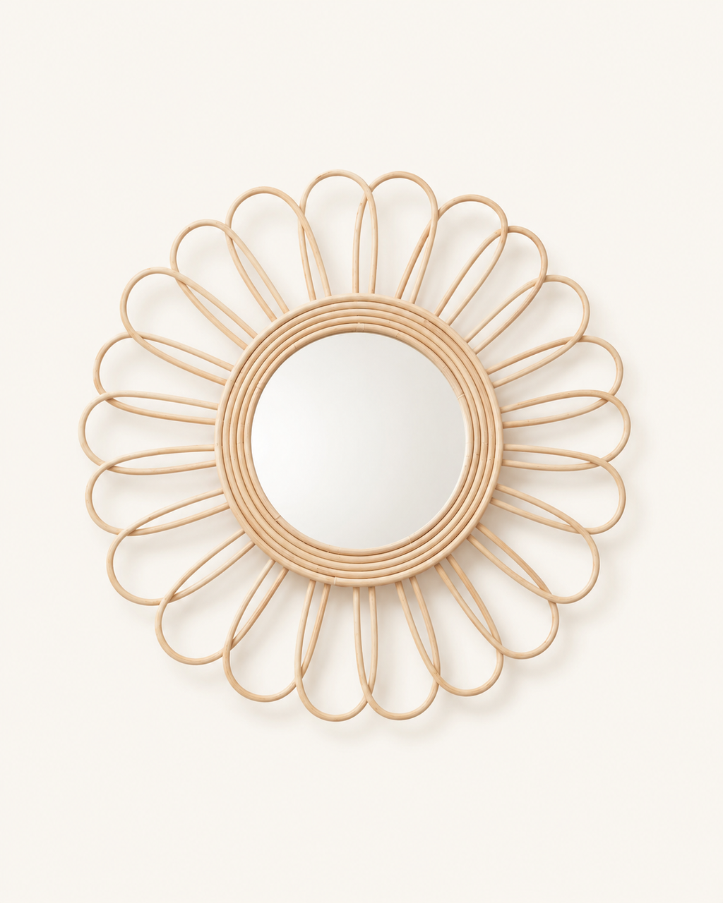 Bloom Rattan Mirror