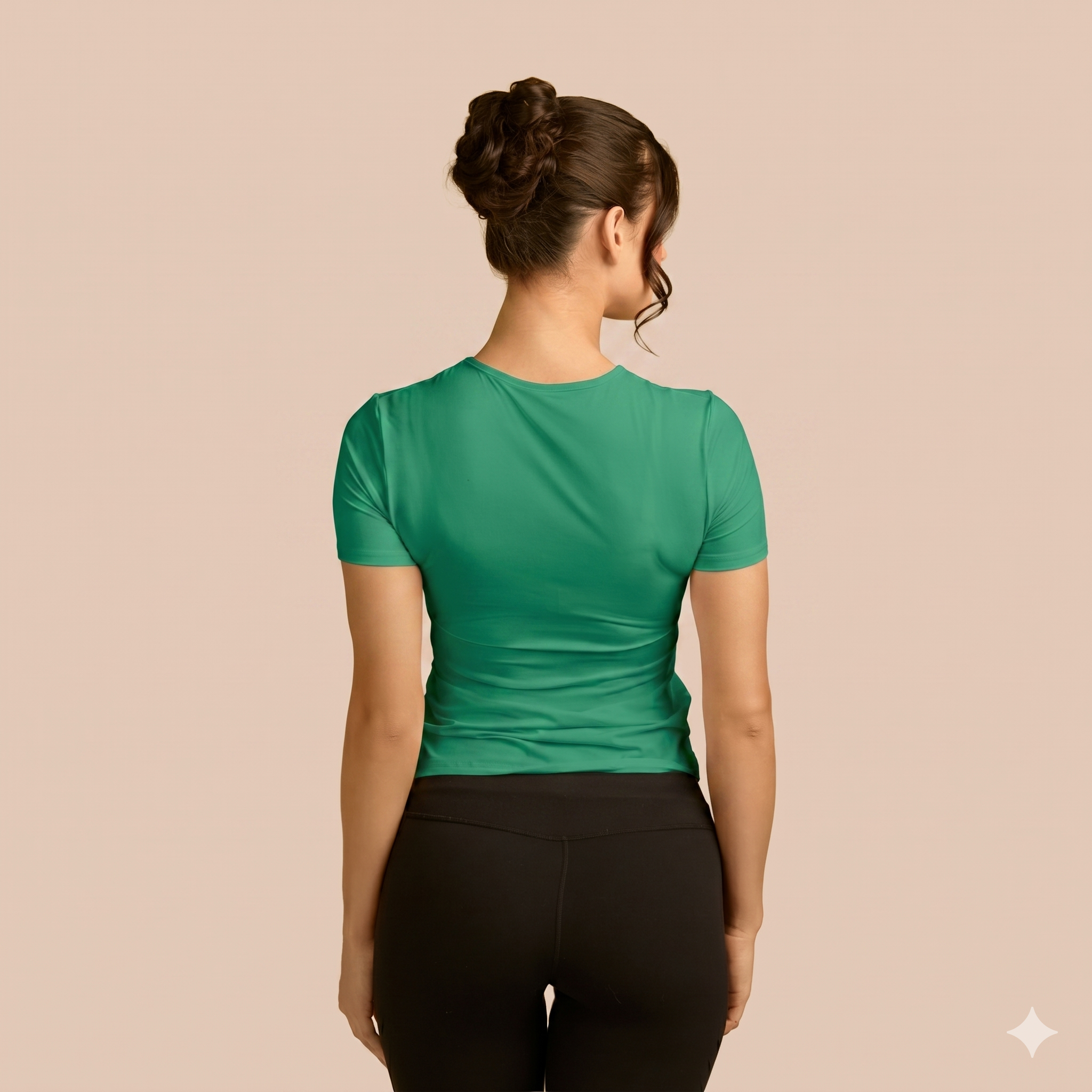 Short Sleeve Crew Neck Layering Top Adea - Everyday Luxury elizabeth + Bern
