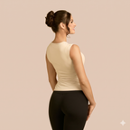 Sleeveless Crew Neck Layering Top Adea - Everyday Luxury elizabeth + Bern