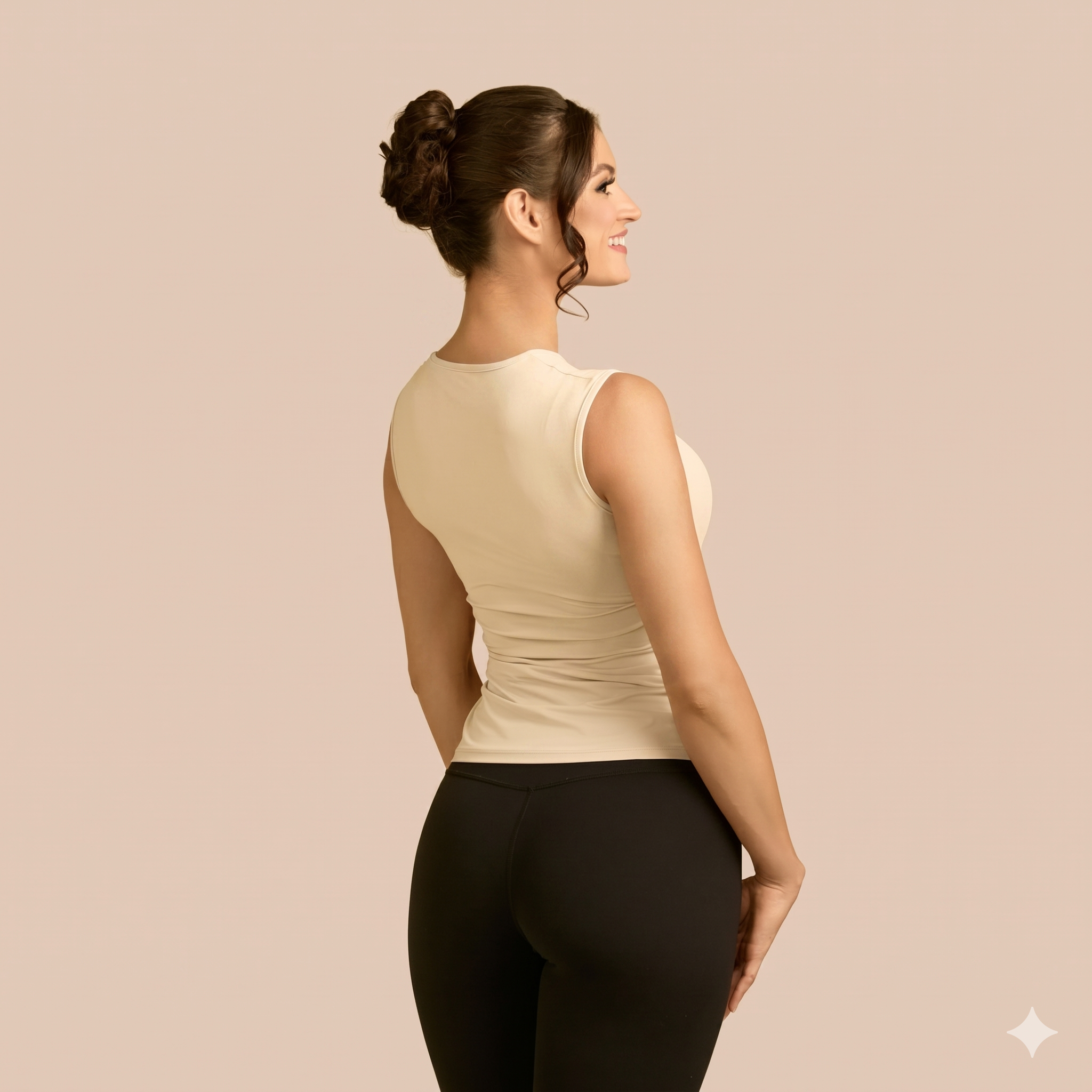 Sleeveless Crew Neck Layering Top Adea - Everyday Luxury elizabeth + Bern