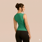 Sleeveless Crew Neck Layering Top Adea - Everyday Luxury elizabeth + Bern