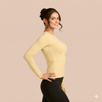 Long Sleeve Crew Neck Layering Top