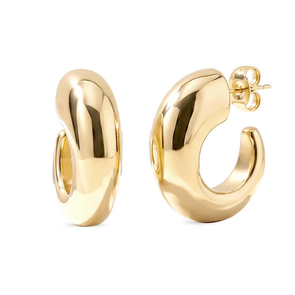 Camila Gold Open Hoops