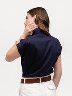 CAP SLEEVE: MIDNIGHT IN MANHATTAN Sarah Alexandra elizabeth + Bern