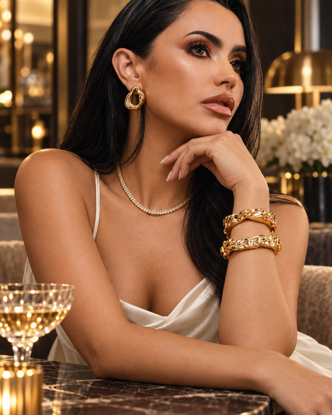 Nathalia Gold Bracelet