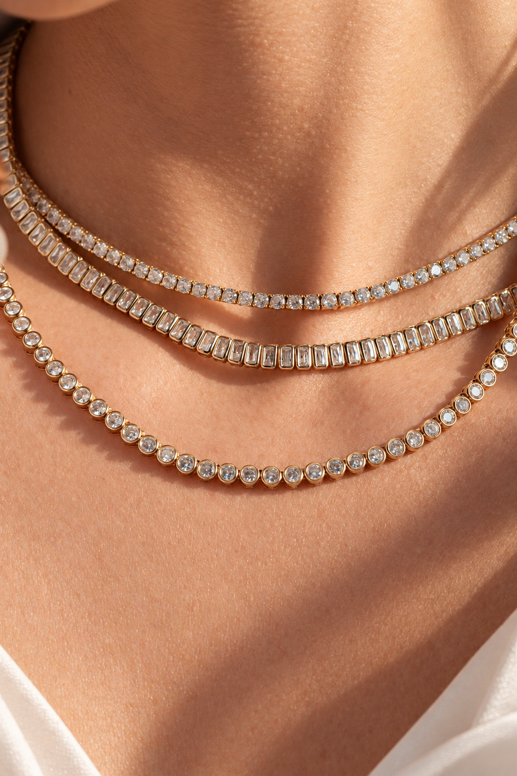 Cynthia 2MM Tennis Necklace