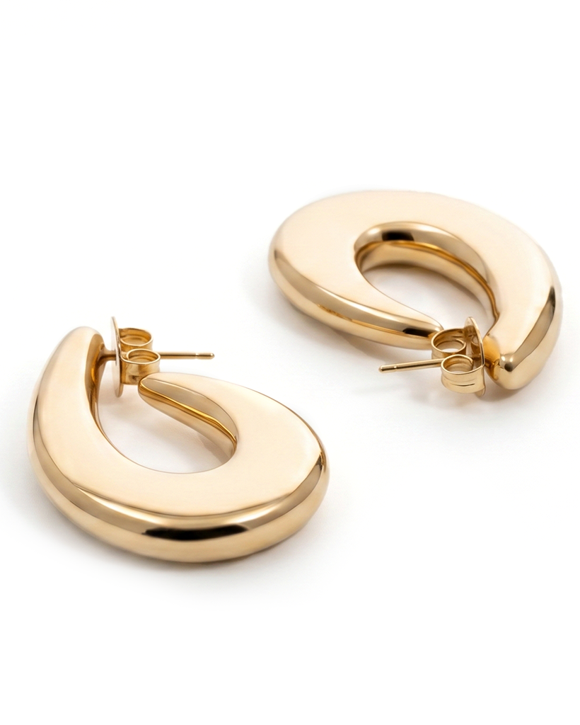 Clara Gold Hoops