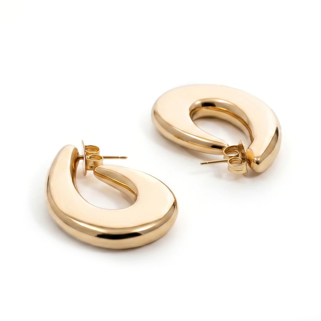 Clara Gold Hoops