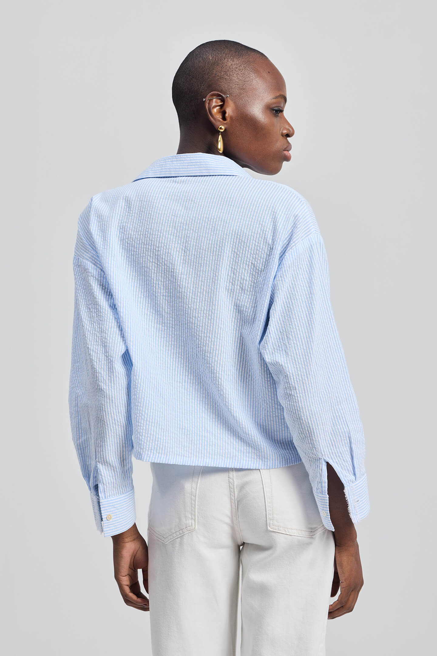 Crop it like its Hot Shirt in Stripes