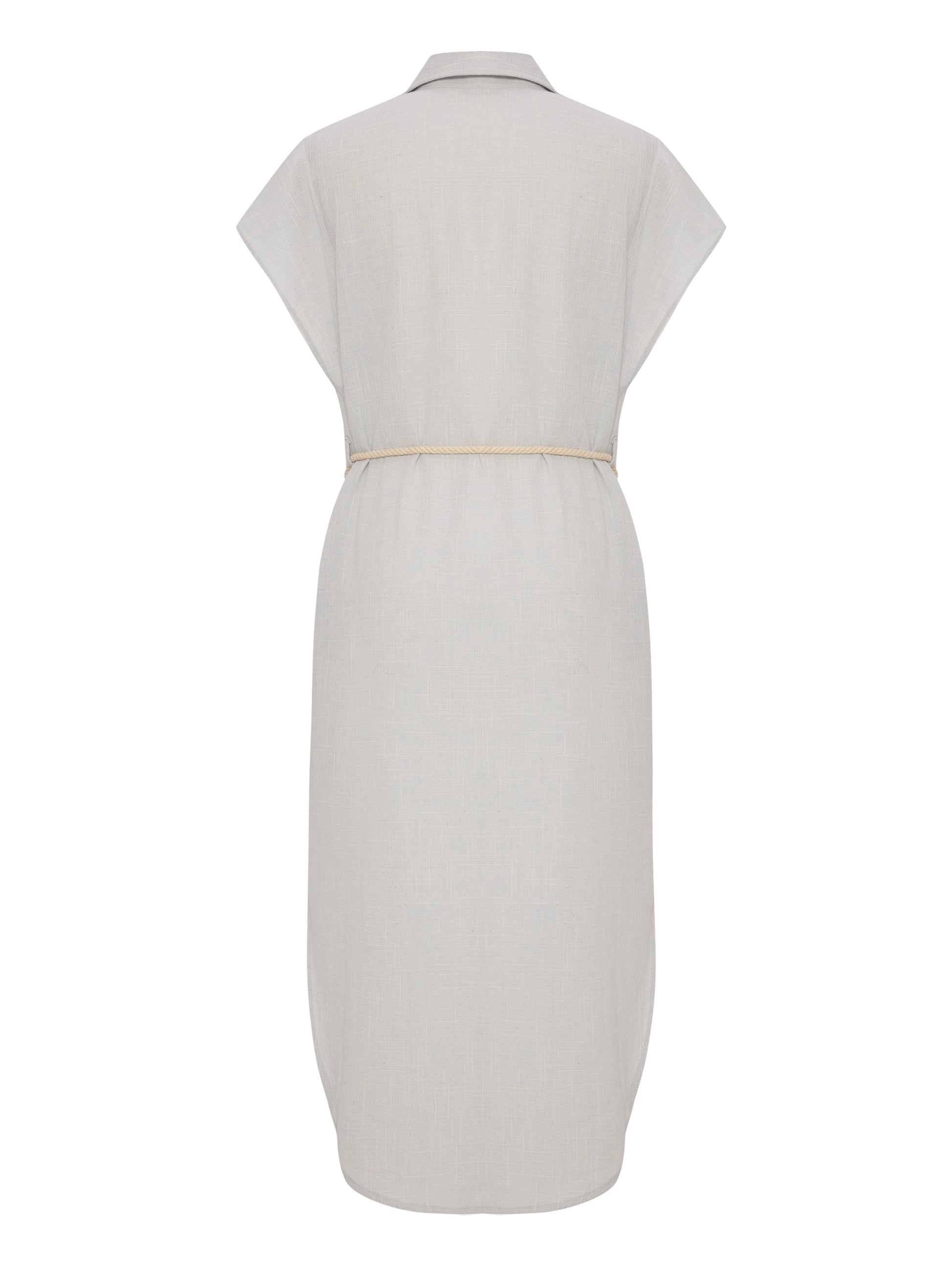Zaya Shirt Dress - Baby Blue - elizabeth + Bern