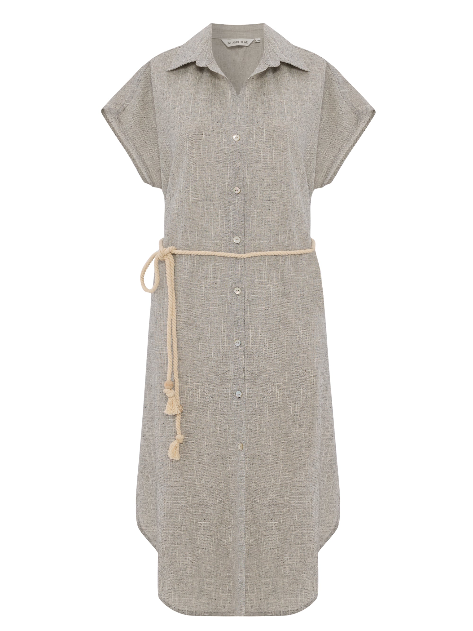 Zaya Shirt Dress - Gray - elizabeth + Bern