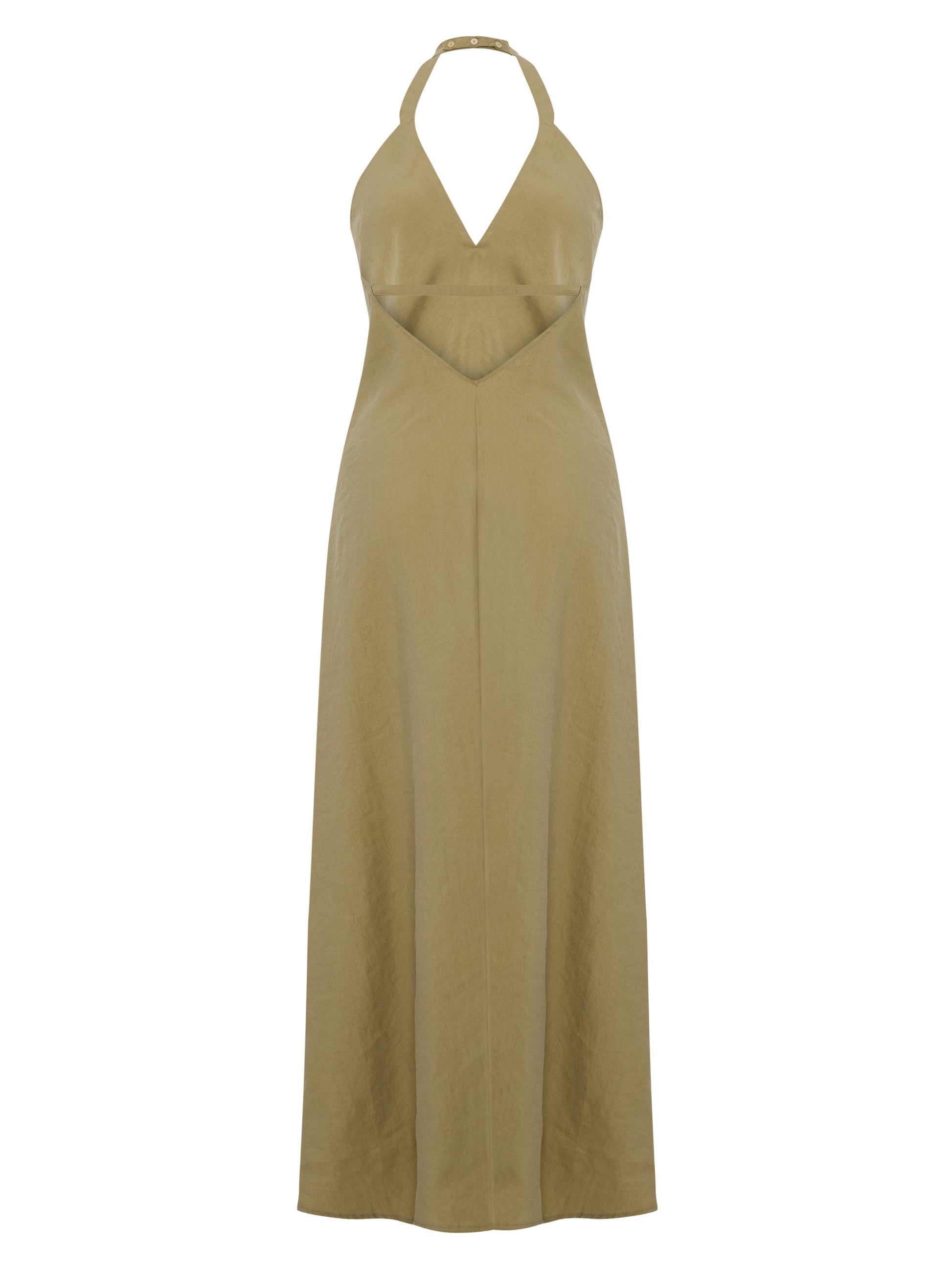 Zoe Maxi Dress - Khaki Green - elizabeth + Bern