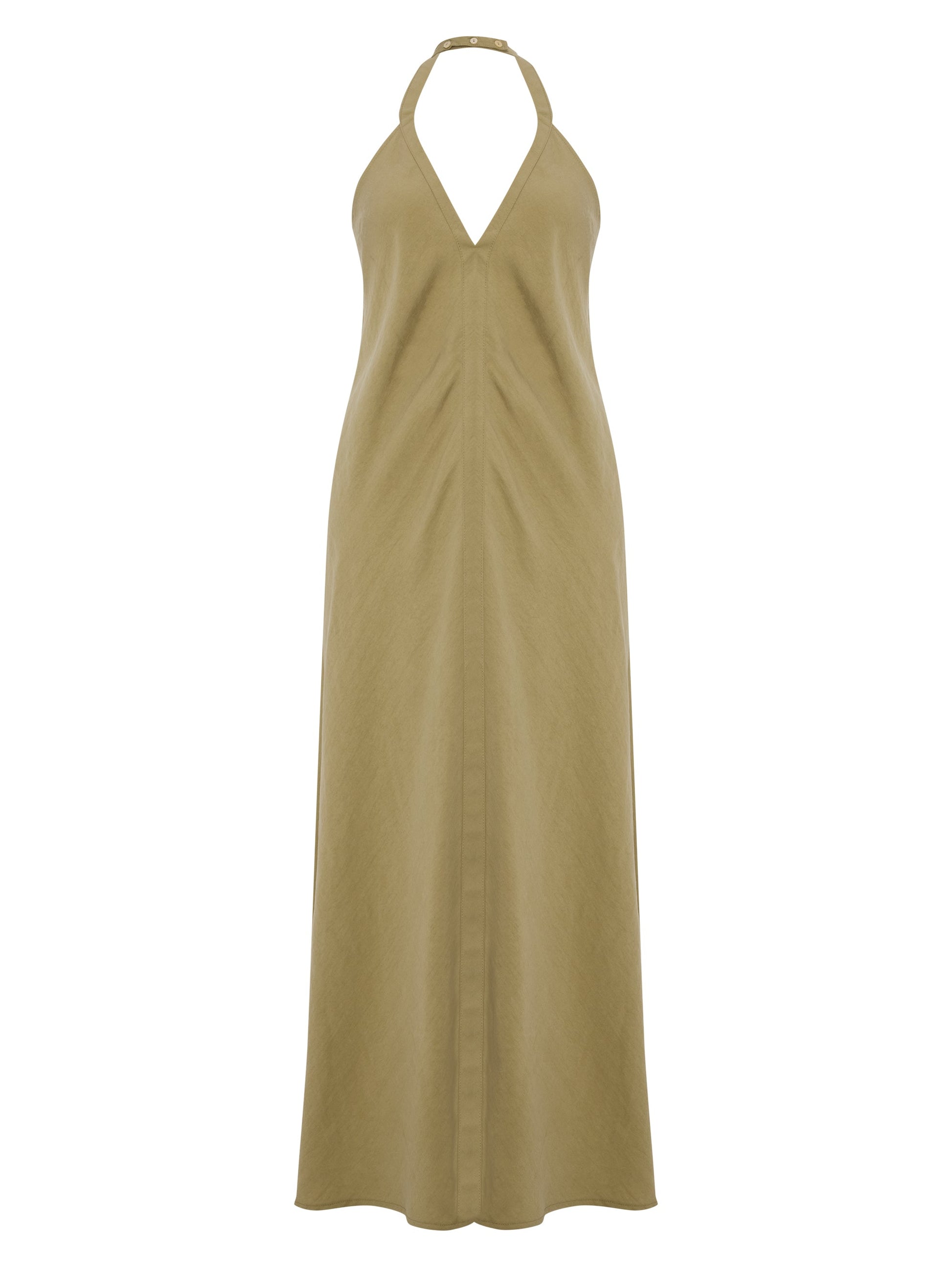Zoe Maxi Dress - Khaki Green - elizabeth + Bern