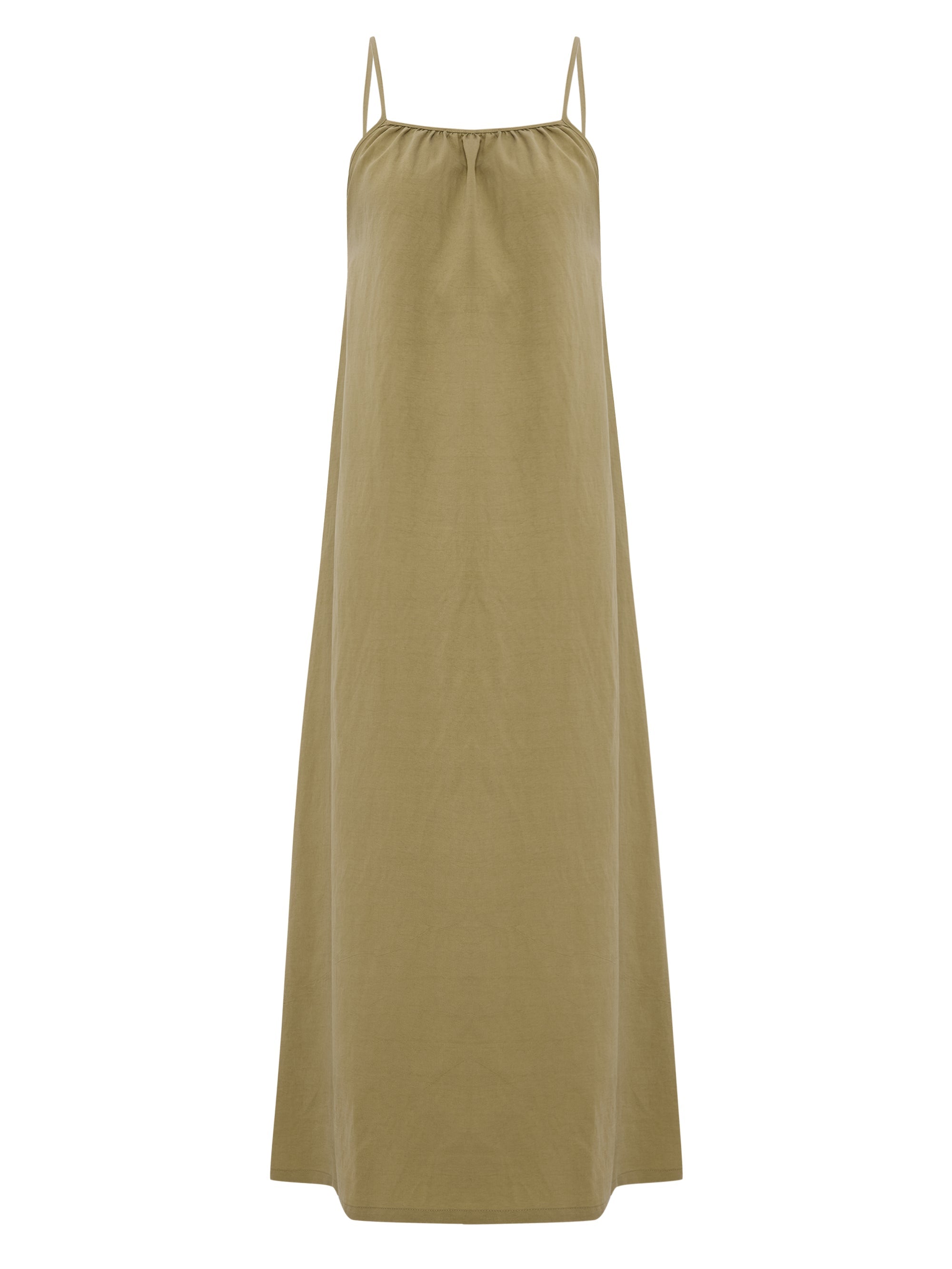Bliss Flow Maxi Dress - Khaki Green - elizabeth + Bern