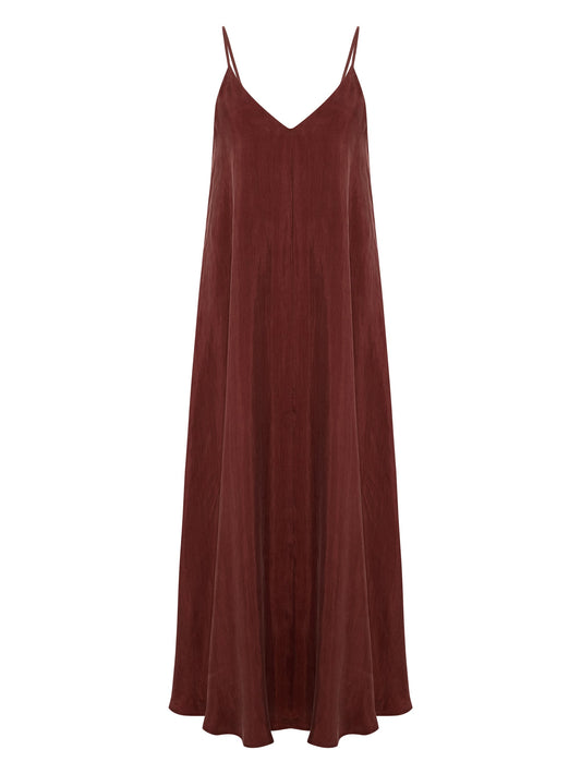 Lucid Flow Maxi Dress - Burgundy - elizabeth + Bern