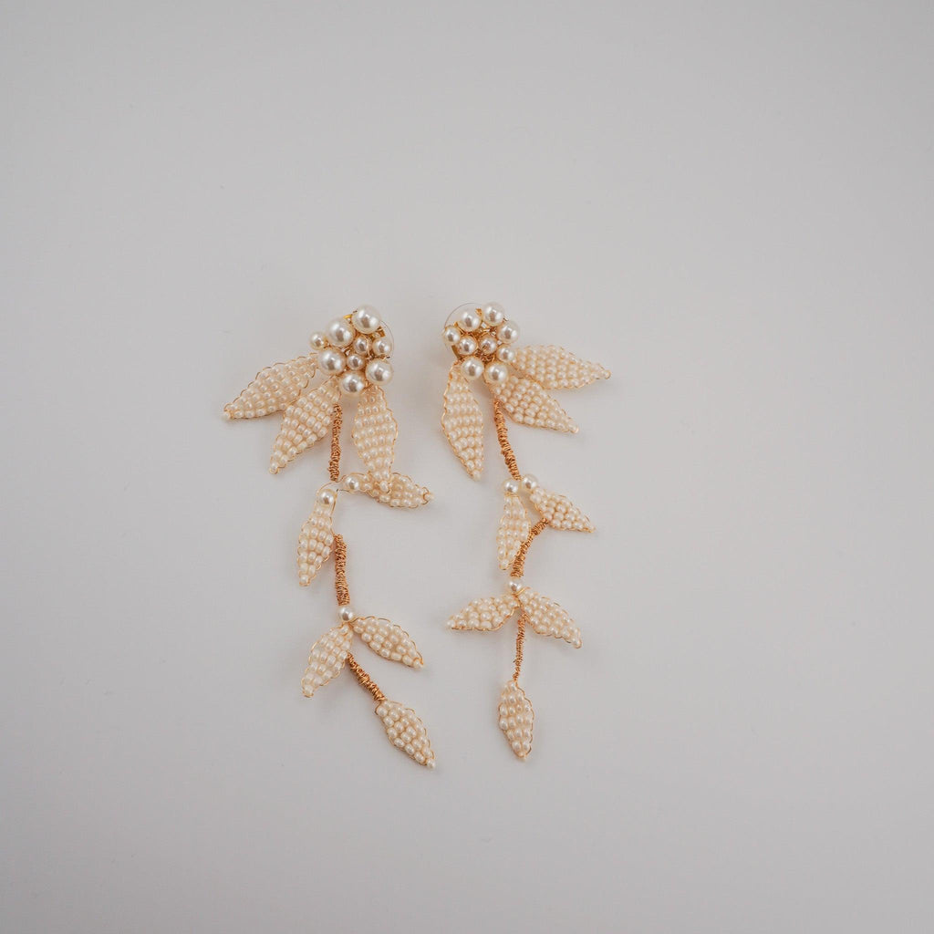 Ever After Petals & Pearls dangle earrings