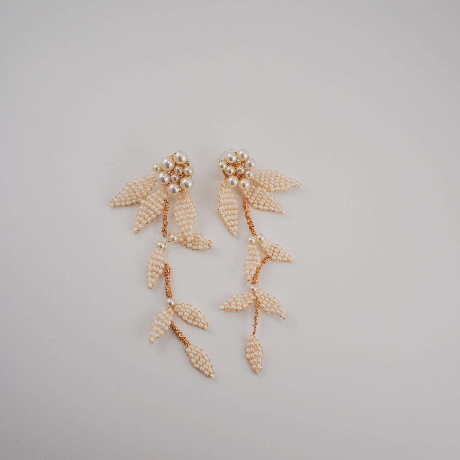 Ever After Petals & Pearls dangle earrings