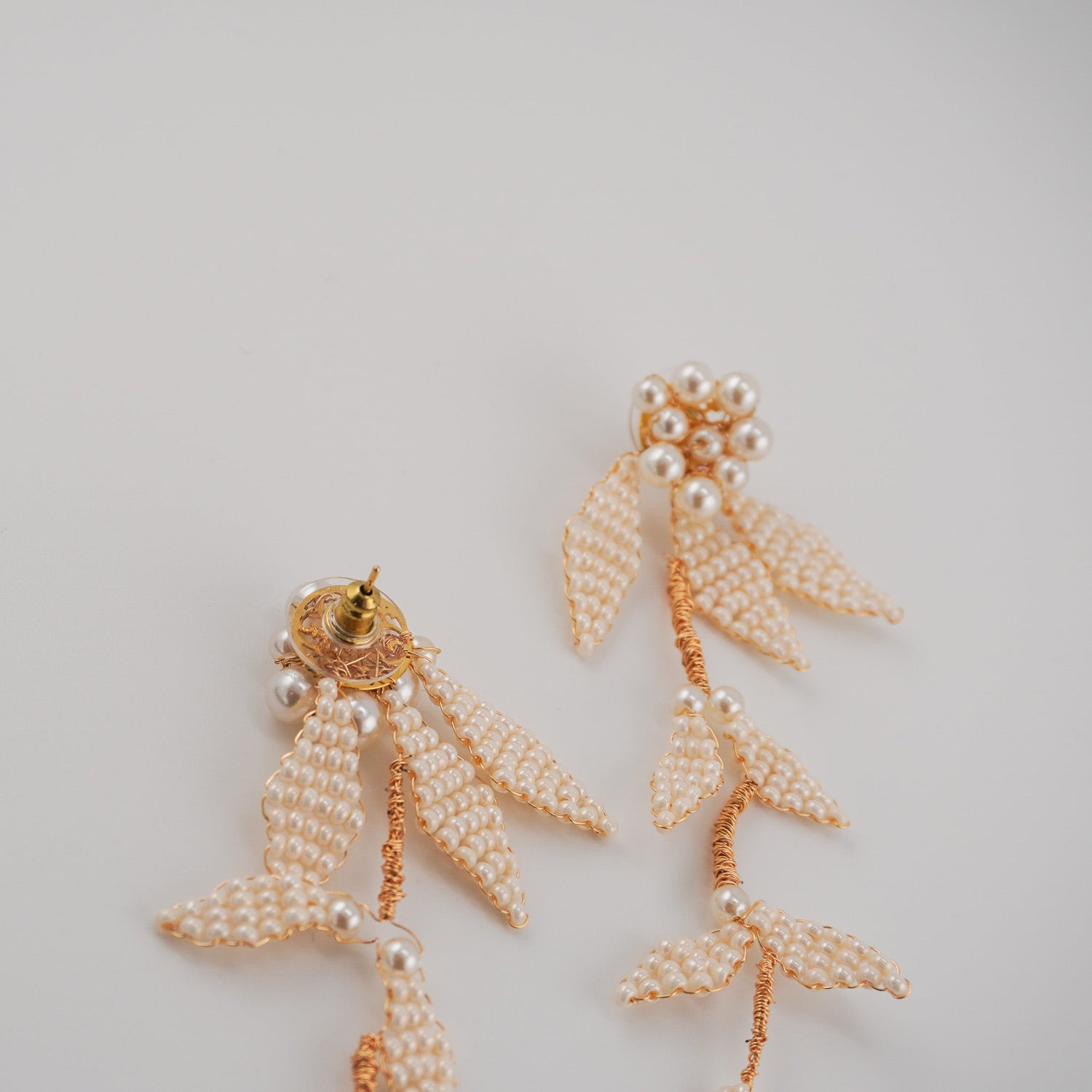 Ever After Petals & Pearls dangle earrings