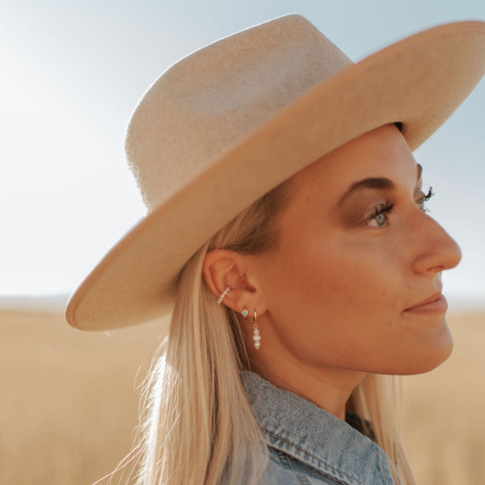 Catalina Pearl Earrings - elizabeth + Bern