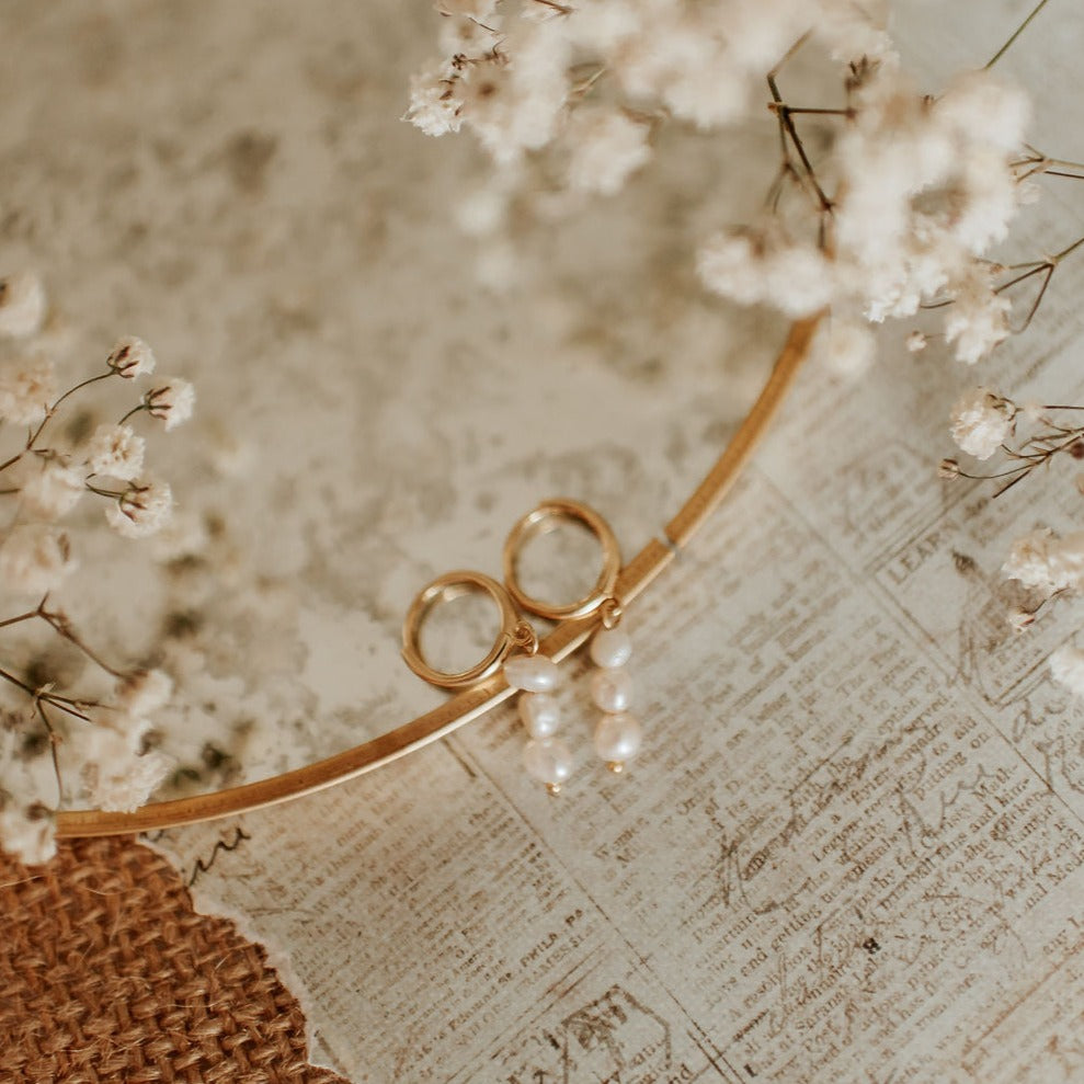 Catalina Pearl Earrings - elizabeth + Bern