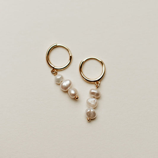 Catalina Pearl Earrings - elizabeth + Bern