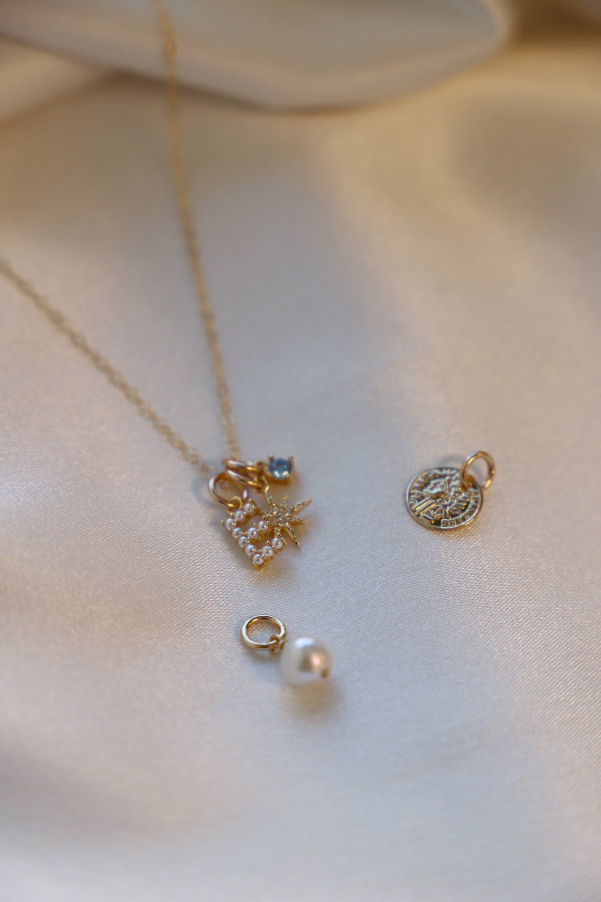 PEARL INITIAL CHARM - elizabeth + Bern