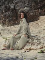 Echo Maxi Shirt - Khaki Green - elizabeth + Bern