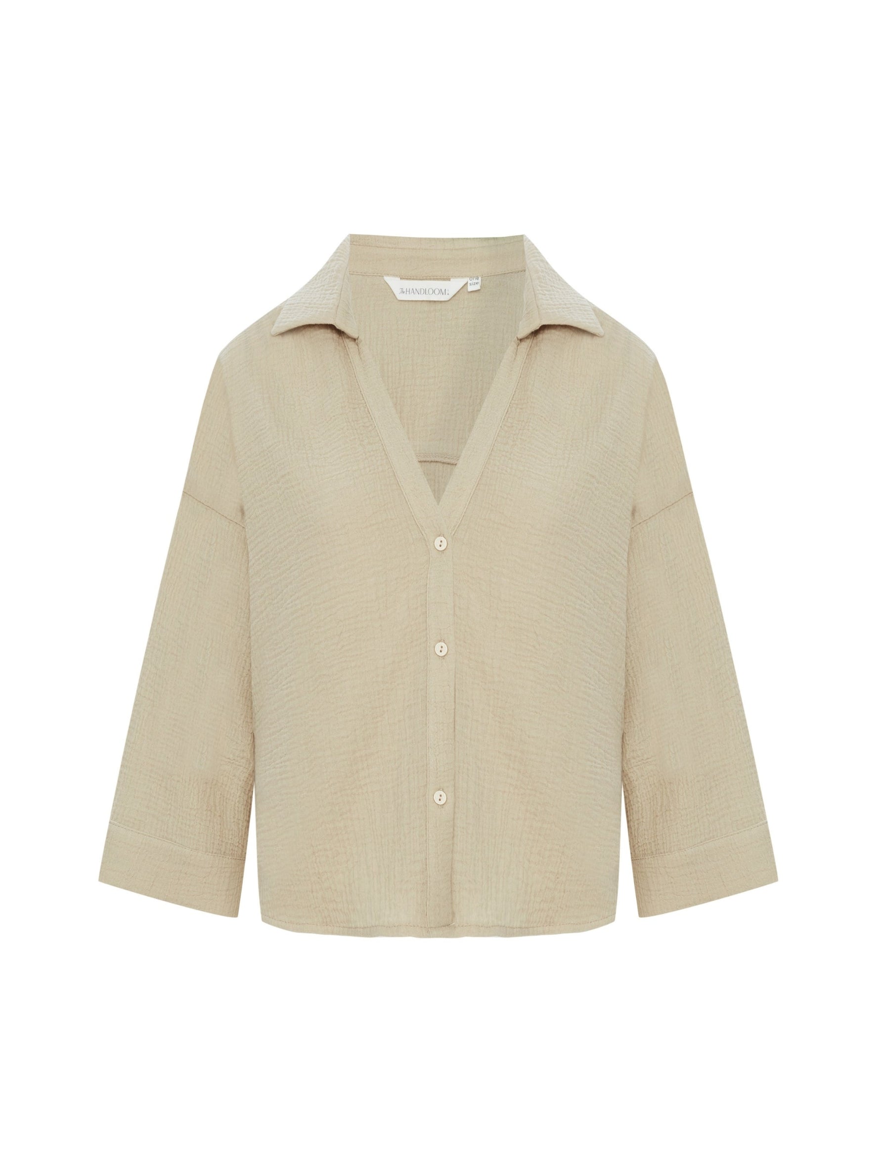 Echo Mini Shirt - Oatmeal - elizabeth + Bern