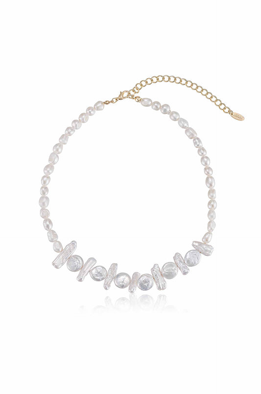 Coastal Views Freshwater Pearl Necklace - elizabeth + Bern